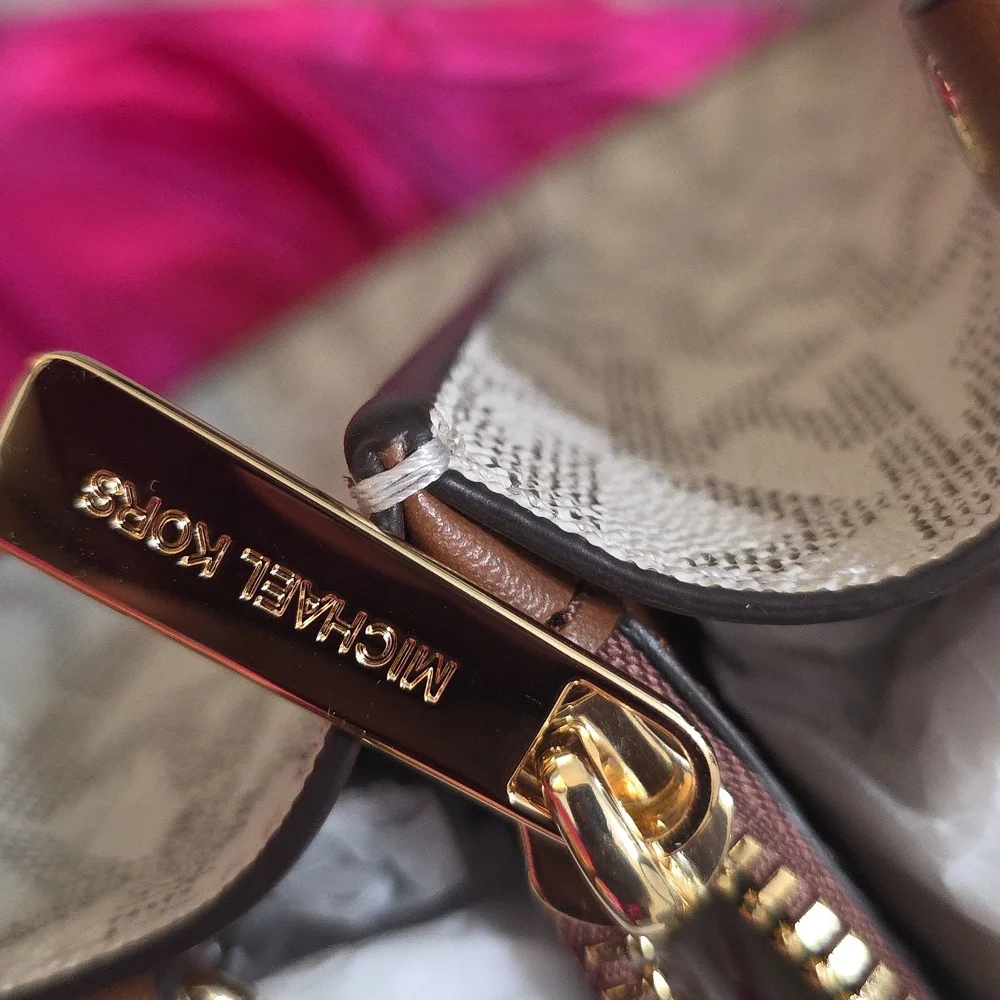 Michael Kors Tan and Cream Satchel - Picture 9 of 9